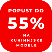 55% na sve modele kuhinja