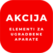 AKCIJA elementi za ugradbene aparate